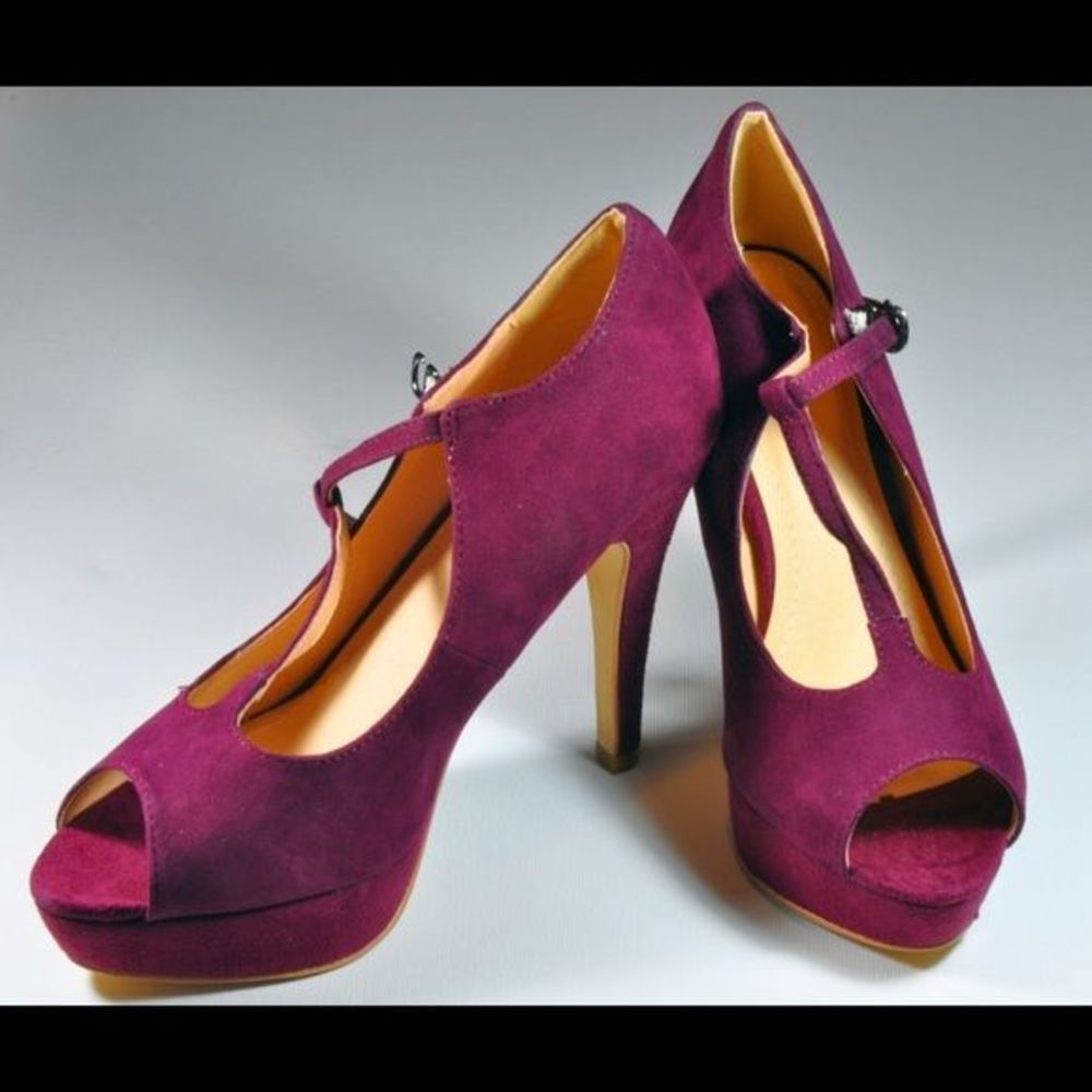 Purple heels. Platform (134)